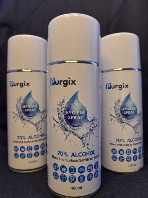 Sanitiser Spray 400ml | 12 Pack | Lemon Scented