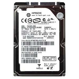 Hitachi 60GB SATA HDD 5400RPM 2.5" Laptop Hard Drive