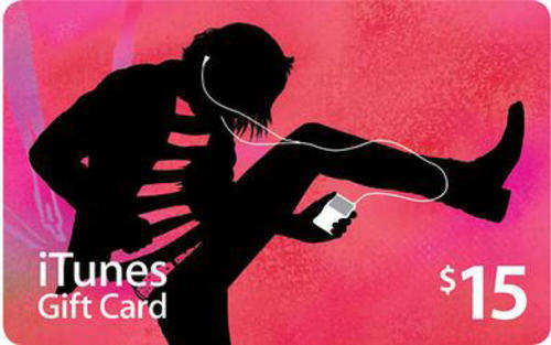 US iTunes Store Gift Voucher - $15 (iTunes Store 15 Dollar Card)