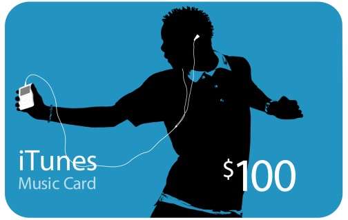 US iTunes Store Gift Voucher - $100 (iTunes Store 100 Dollar Card) REDUCED PRICE!