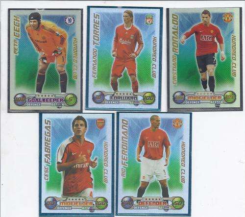 MATCH ATTAX 08/09 100 CLUBS COMPLETE
