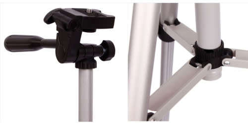 Tripod Aluminum With 3-Way Universal Digital Camera Tripod