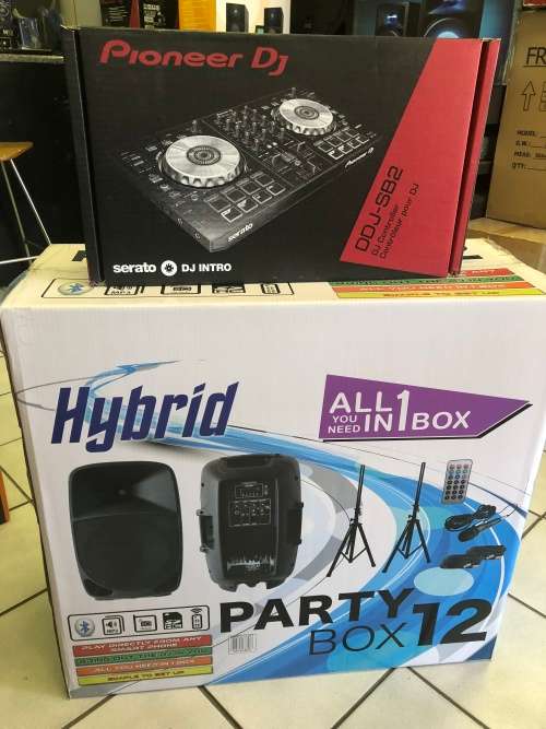 DJ Combo - Pioneer DDJ SB2 / Hybrid Party Box 12 Speakers