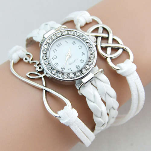 Fashion Infinity Bracelet Lady's Watches