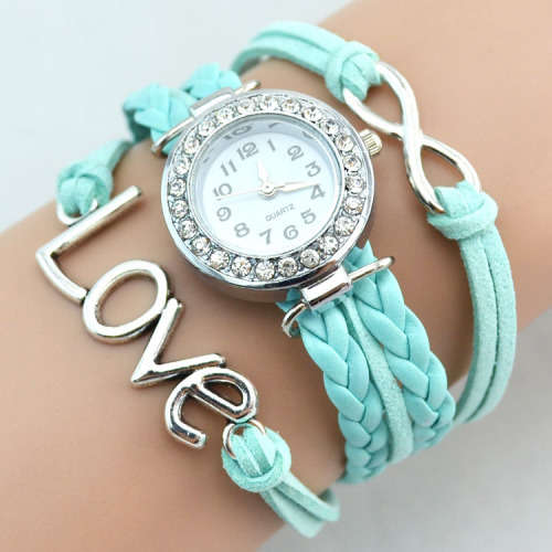 Fashion Infinity Bracelet Lady's Watches