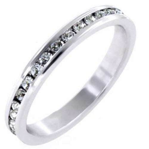 Fashion Jewelry Beautiful Stunning Round Brilliant Cut 18k Gold Plated Ring--Size 8