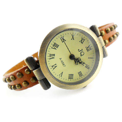 Fashionable Retro Genuine Leather Quartz Lady's Watch