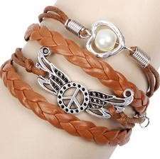 Hot Seller !!! -- European Fashion  Leather Bracelet