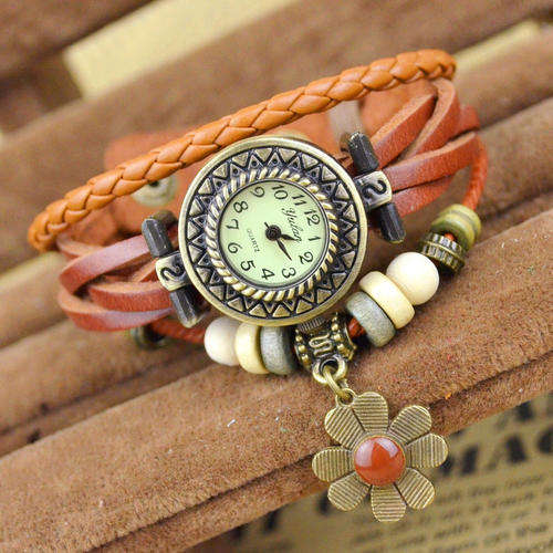Hot Seller !!! -- European Fashion Genuine Leather Lady's Watch