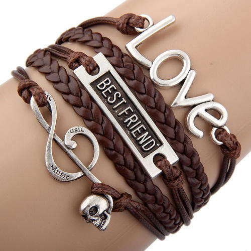 Hot Seller !!! -- European Fashion  Leather Bracelet