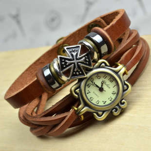 Hot Seller !!! -- European Fashion Genuine Leather Lady's Watch