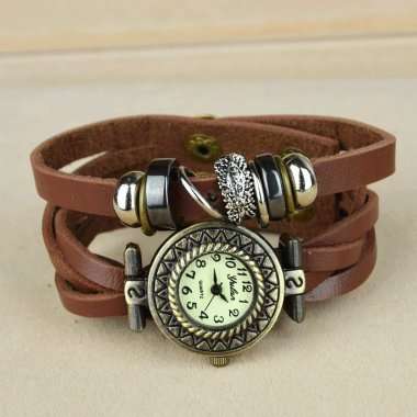 Hot Seller !!! -- European Fashion PU Leather Lady's Watch