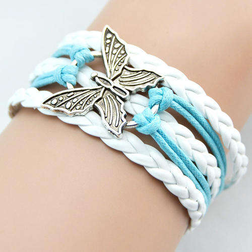 Infinity Bracelet -- European Fashion Infinity Leather Bracelet