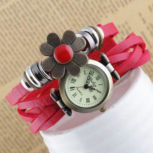 Hot Seller !!! -- European Fashion PU Leather Lady's Watch