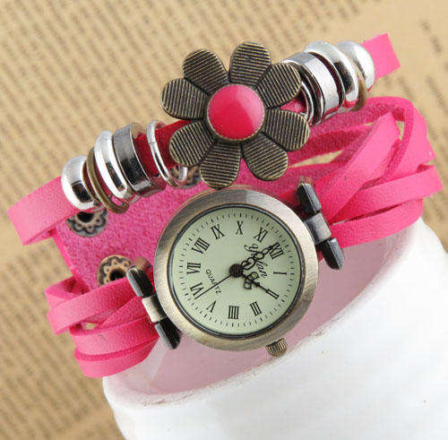 Hot Seller !!! -- European Fashion PU Leather Lady's Watch