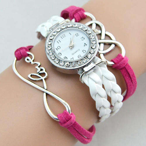 Fashion Infinity Bracelet Lady's Watches