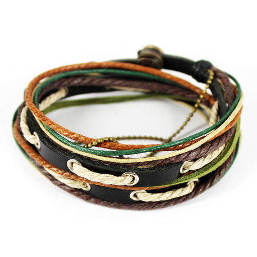 European Fashion Genuine Leather Unisex Bracelet DB004