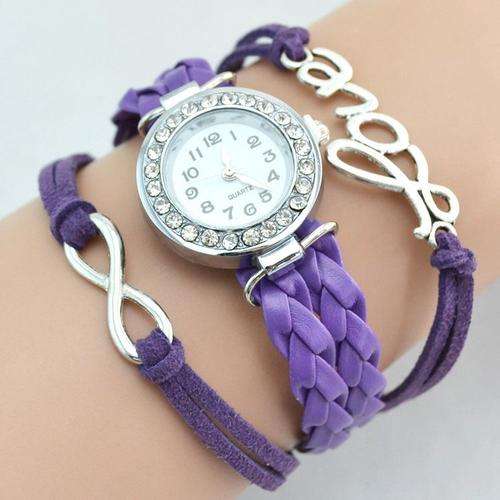 Fashion Infinity Love Infinity Bracelet Lady's Watches