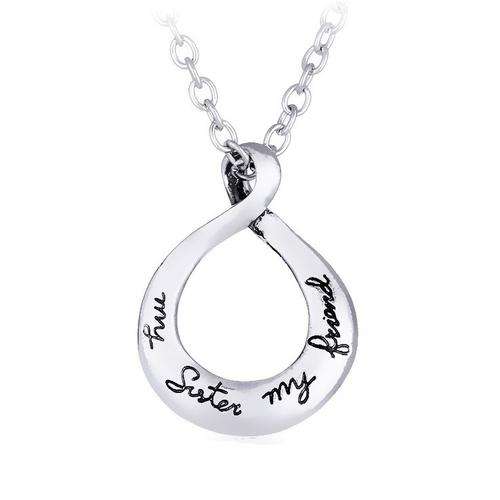 Fashion Lovely Alphabet Lovers Necklace ZMN009