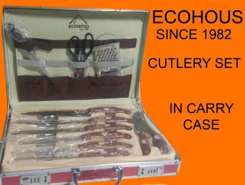 FULL CUTLERY SET IN CARRY CASE 25 PCS