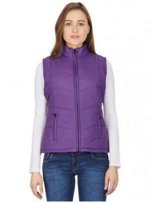 PURPLE SLEEVLESS JACKET SIZE 38!!!!!!