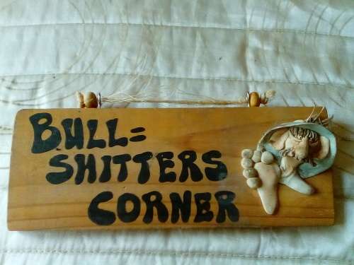 Old bar sign app 25cm x10cm