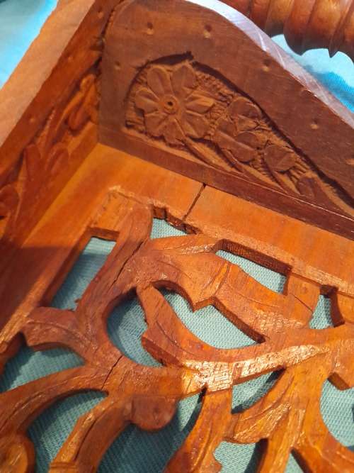 handcrafted wooden tray