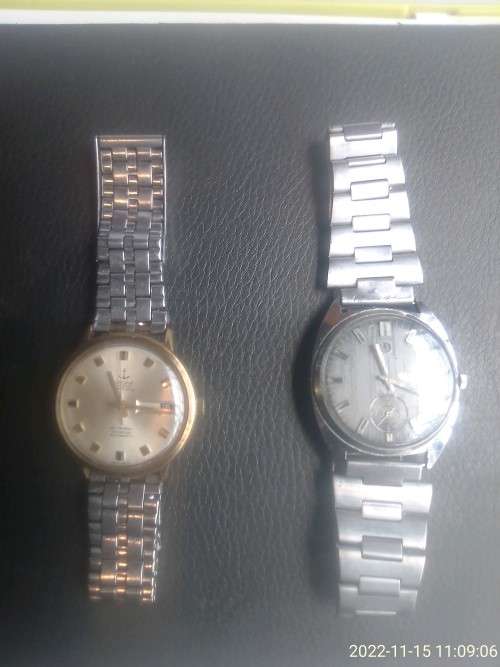 ANTIQUE WIND UP WRIST WATCHES WORKING X 2 READ DESCRIPTION