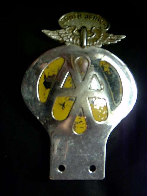 old AA badge