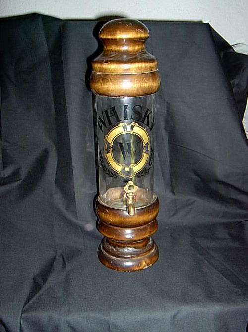 old whiskey dispenser