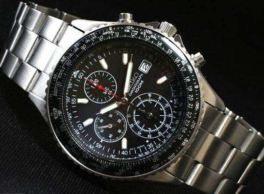 Seiko Aviator's FlightMaster Oyster Chronograph *** Stock Clearance Overnight Delivery***