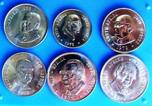 **INVESTMENT OPPORTUNITY** UNCIRCULATED SET OF RSA PRESIDENTS CR SWART TO PW BOTHA