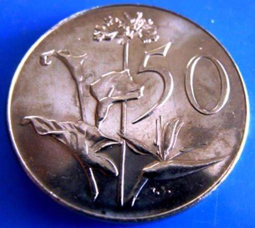 *2012 PROOF-LIKE VALUE IS R10000-00* ULTRA RARE 1968 ENGLISH LEGEND 50c - SEE CONDITION