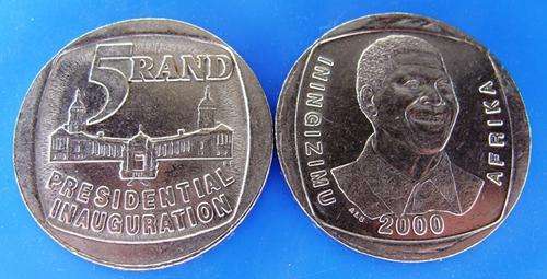 BID IS FOR ALL 15 COINS @@ 15 X NELSON MANDELA R5 COINS