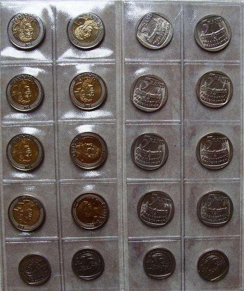 **BID IS FOR ALL 20 COINS**  MANDELA COINS - EXACT IMAGES &&&START AT ONLY R640