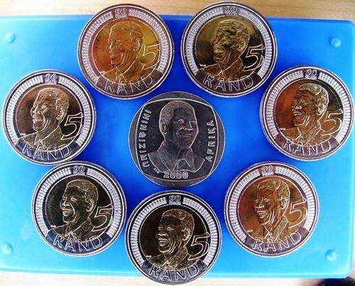 @A MUST SEE LISTING@ 8 x MANDELA R5 COINS - EXACT IMAGES