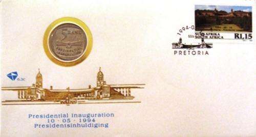 1994 MANDELA PRESIDENTIAL INAUGURATION FDC WITH UNC R5