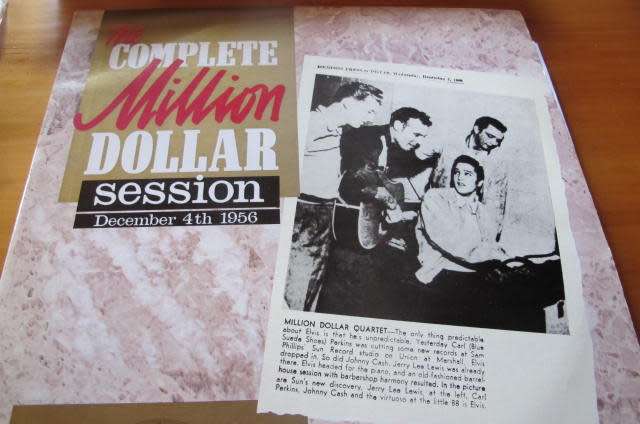 ELVIS PRESLEY - DOUBLE LP RECORD - COMPLETE MILLION DOLLAR SESSION