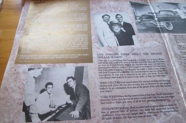 ELVIS PRESLEY - DOUBLE LP RECORD - COMPLETE MILLION DOLLAR SESSION