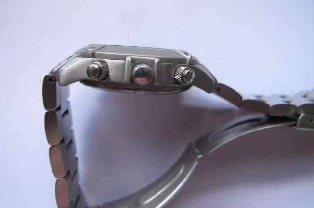 ZIPPO- CHRONOGRAPH WATCH WITH STAINLESS STEEL STRAP AND DATE