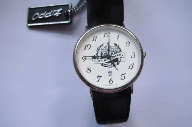 ZIPPO-  LADIES/GIRLS DRESS WATCH IN .925 SILVER WITH LEATHER STRAP