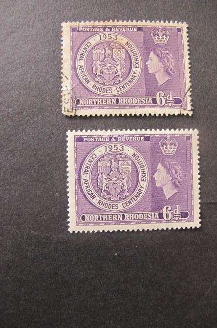 Rhodesia - Northern Rhodesia - Stamps 1953 Rhodes, 1946 Victory, 1949 U.P.U.