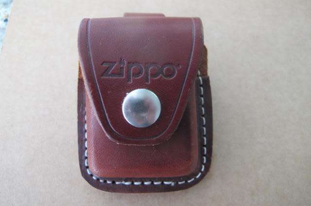 Zippo - leather lighter holder with fitting for belt