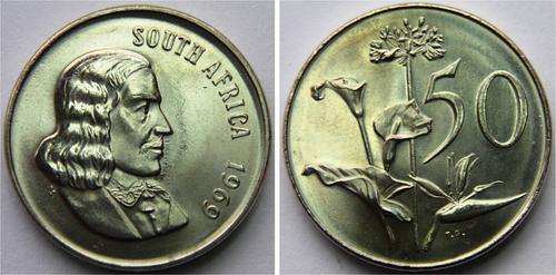 SA Decimal Bonanza 50c - 1969 English UNC!!!!!