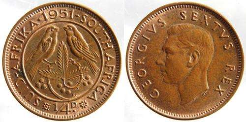 SA Union Farthing - 1951 AU !!!!