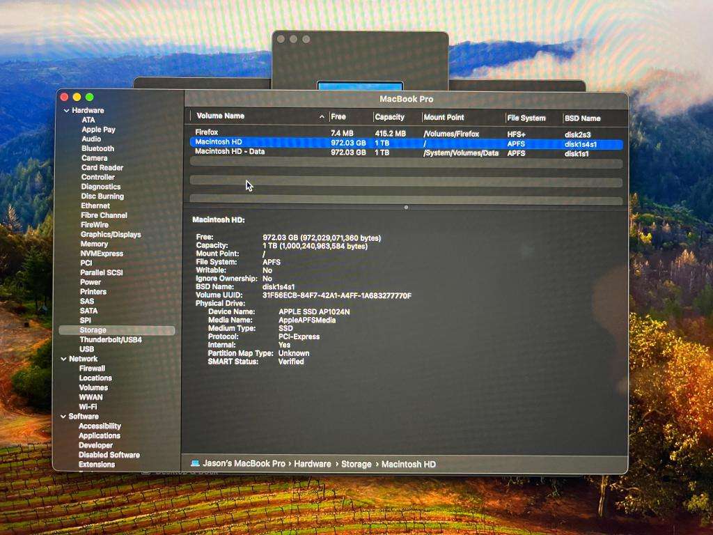 Macbook Pro 16-inch 2019 1TB SSD 32GB Ram