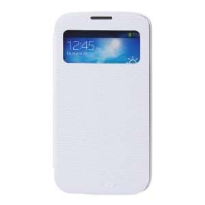 Samsung S4 Flip Cover With Window and Free Screen Protector