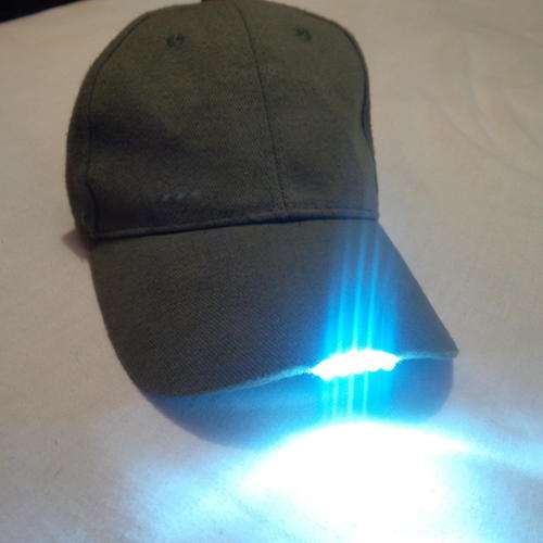 Cap with LED lights - Headlamp