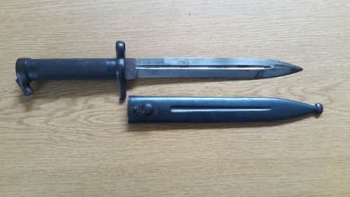 SWEDISH - 1896 Type bayonet and scabbard