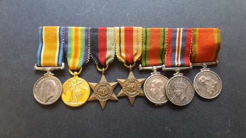 MINIATURES - WWI and WWII  RFC / SAAF - Wing Commander McChesney